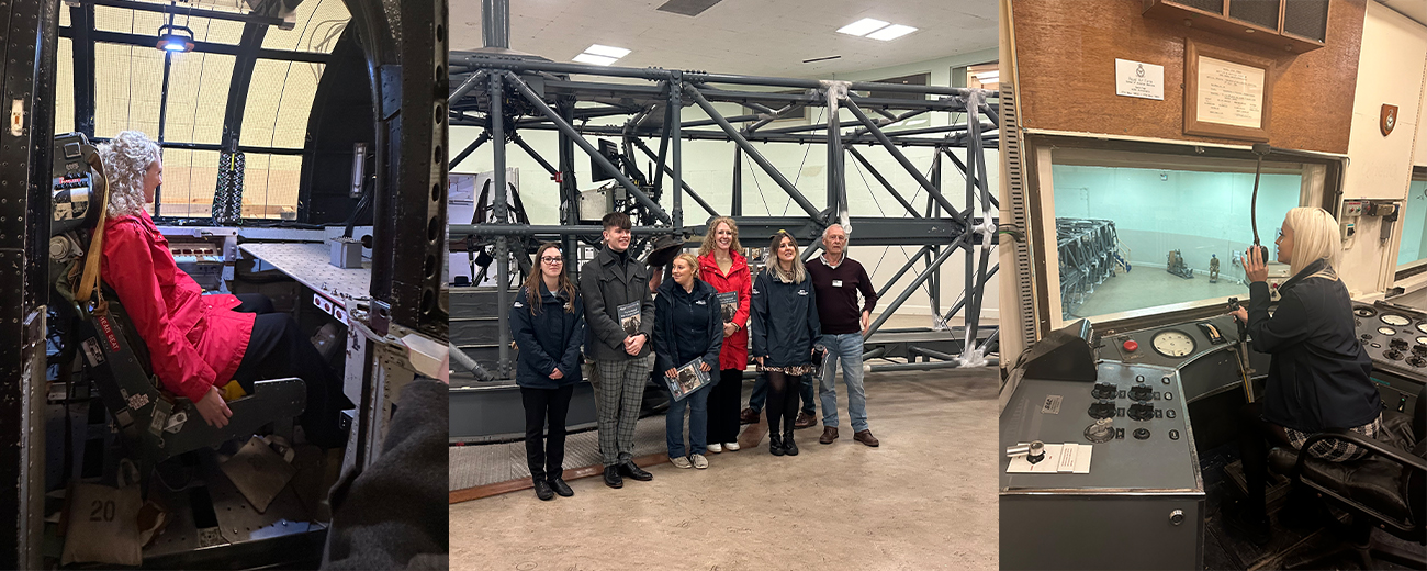 farnborough team visit centrifuge